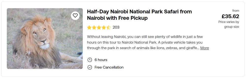 book cheap safari in kenya with viator