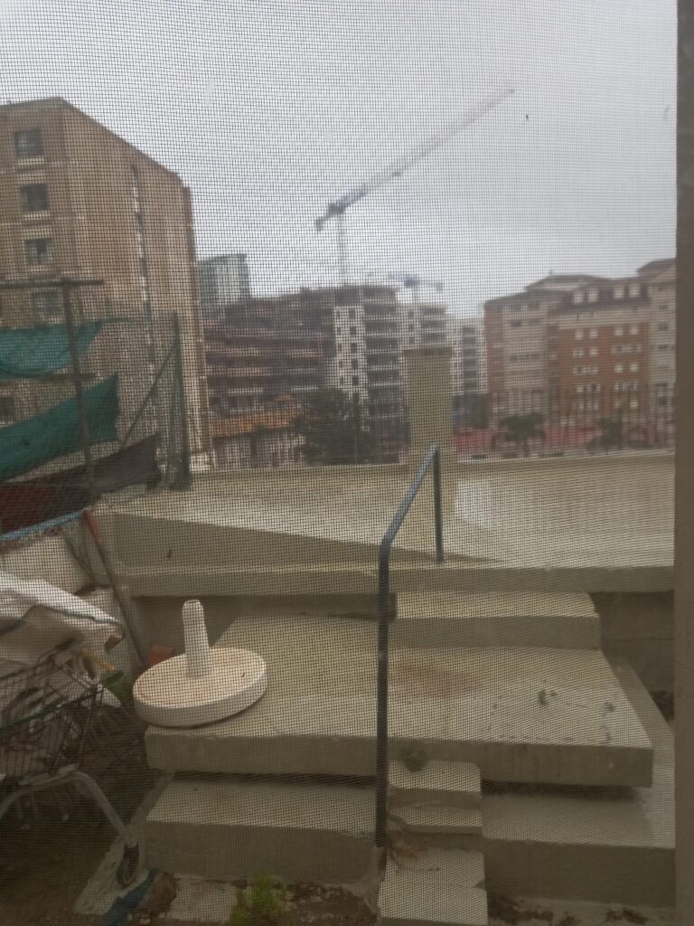 rainy morning in gibraltar