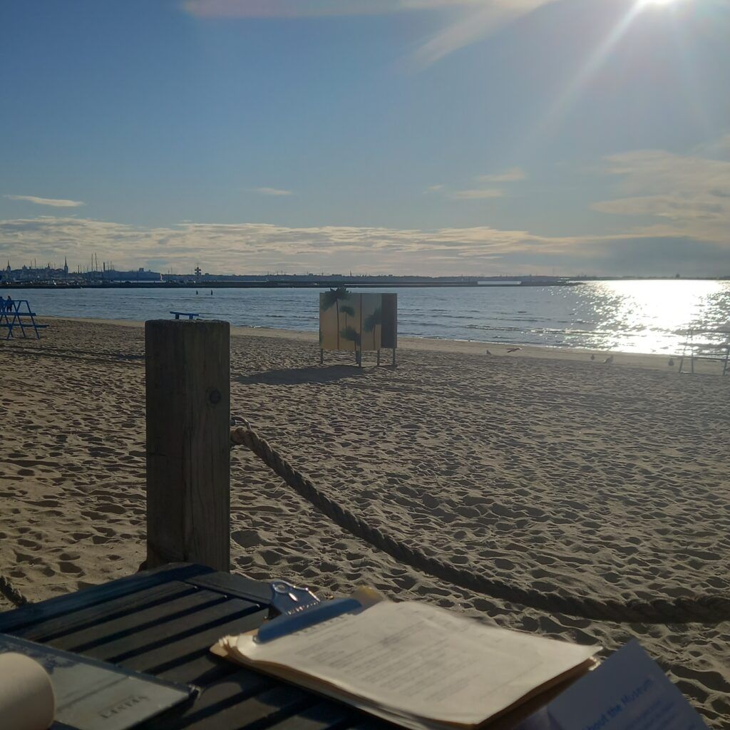 Pirita Beach near Tallinn Estonia