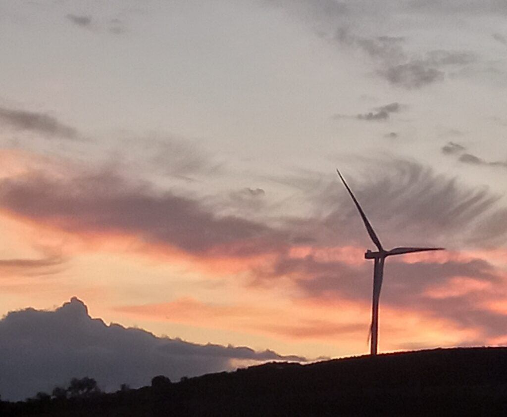 View from outside the window on the FlixBus route from Salerno to Milan.