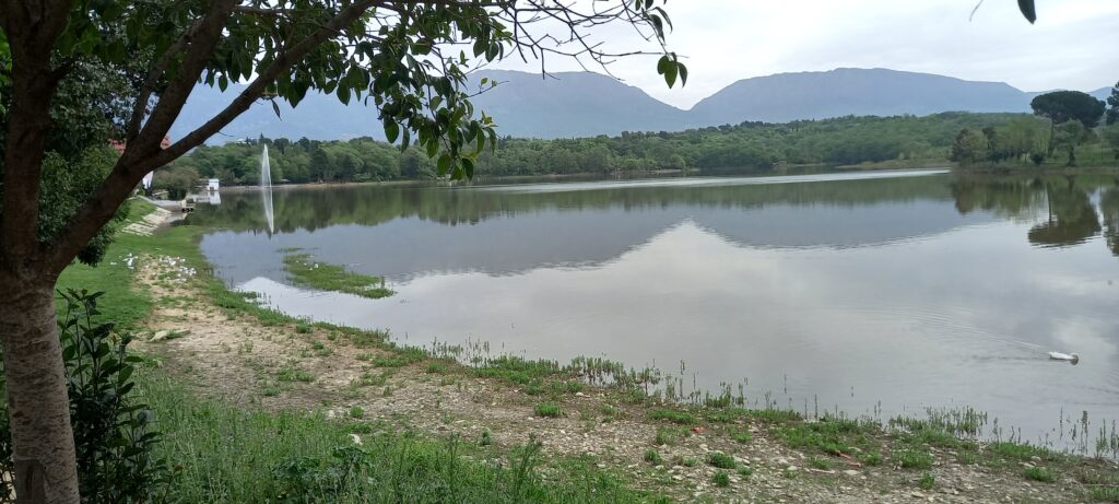 Visiting the lake and the Grand Park of Tirana Albania April 2026