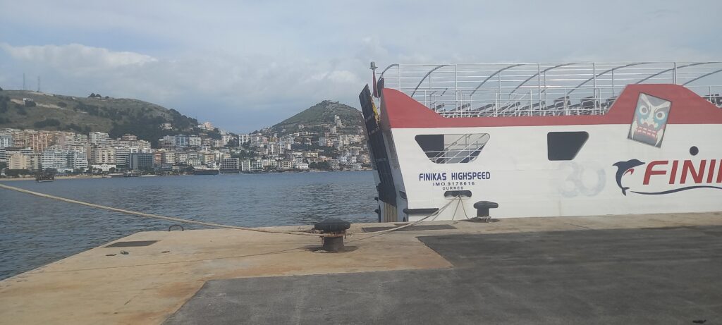 Ferry hopper from Saranda to Corfu