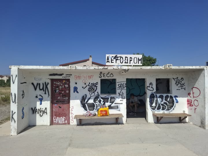 Podgoricia aerodrom train station montenegro photo taken august 2026